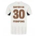 Maillot de foot Bayer Leverkusen Jeremie Frimpong #30 Extérieur vêtements 2024-25 Manches Courtes